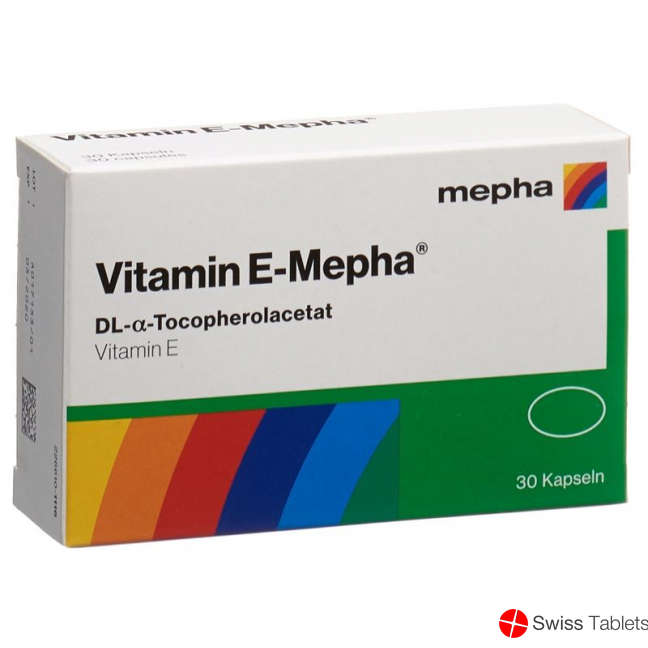 Vitamin E Mepha Kapseln 30 Stück buy online