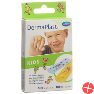 Dermaplast Kids Strips 2 sizes 20 pieces