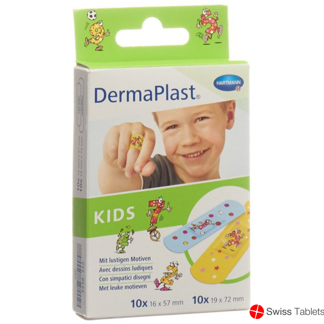 Dermaplast Kids Strips 2 sizes 20 pieces buy online