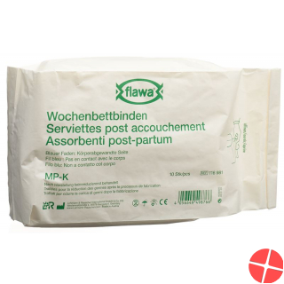 Flawa Wochenbettbinden Mp-k Keimreduziert 10 Stück
