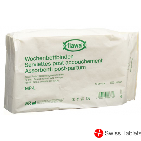 Flawa Wochenbettbinden Mp-l 10 Stück buy online