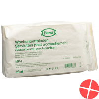 Flawa MP-L 10 pieces postpartum pads antimicrobial Flawa MP-L 10 pieces postpartum pads antimicrobial