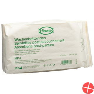 Flawa Wochenbettbinden Mp-l Keimreduziert 10 Stück