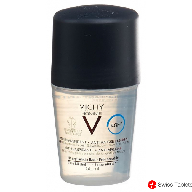Vichy Homme Deo Anti-Flecken 48h Roll On 50ml buy online