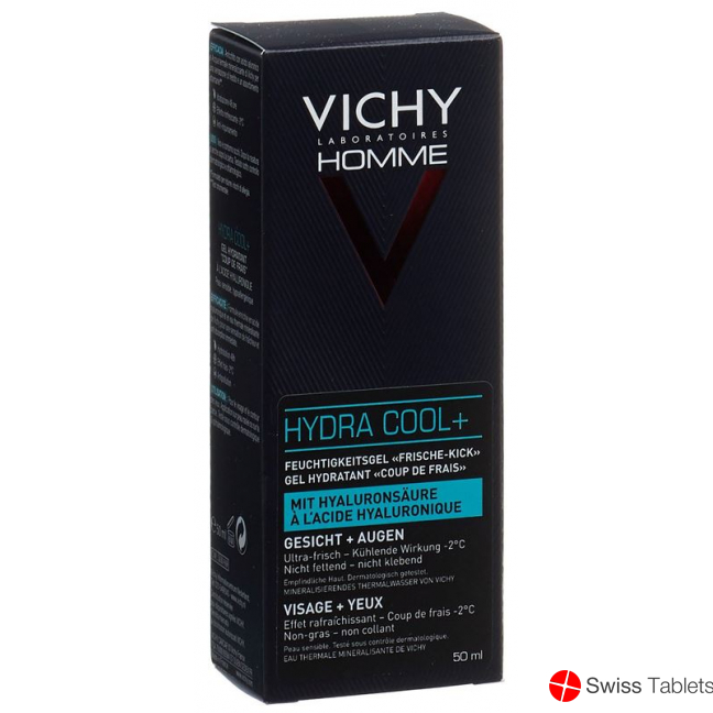 Vichy Homme Hydra Cool+ Tube 50ml buy online