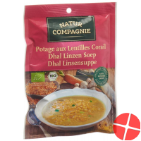 Natur Compagnie Dhal Linsen-Suppe Bio Beutel 60g