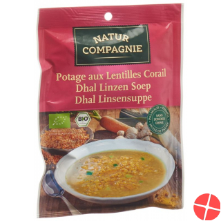 Natur Compagnie Dhal Linsen-Suppe Bio Beutel 60g