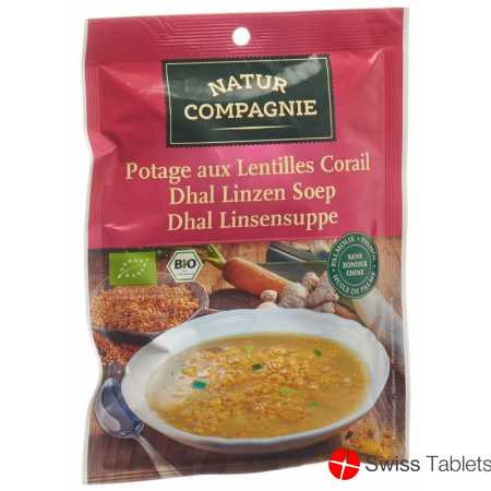 Natur Compagnie Dhal Linsen-Suppe Bio Beutel 60g buy online