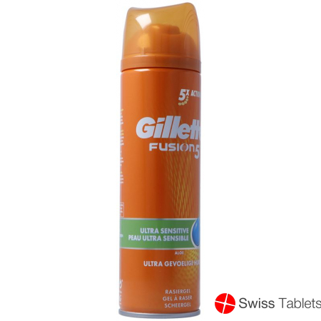 Gillette Fusion5 Gel Ultra Sensitive can 200ml buy online