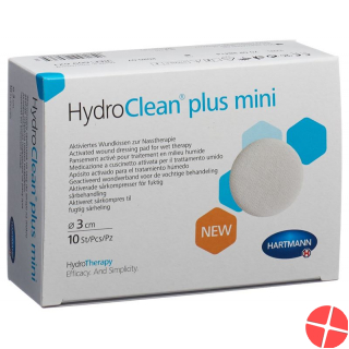 Hydroclean Plus 3cm Rund Mini 10 Stück