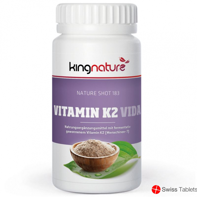 Kingnature Vitam K2 Vida Kapseln 225mcg Dose 120 Stück buy online