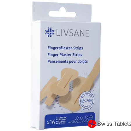 Livsane Fingerpflaster-Strips 16 Stück buy online