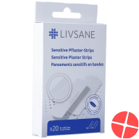 Livsane Sensitive Pflaster-Strips 20 Stück