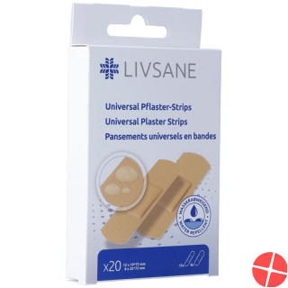 Livsane Universal Pflaster-Strips 20 Stück