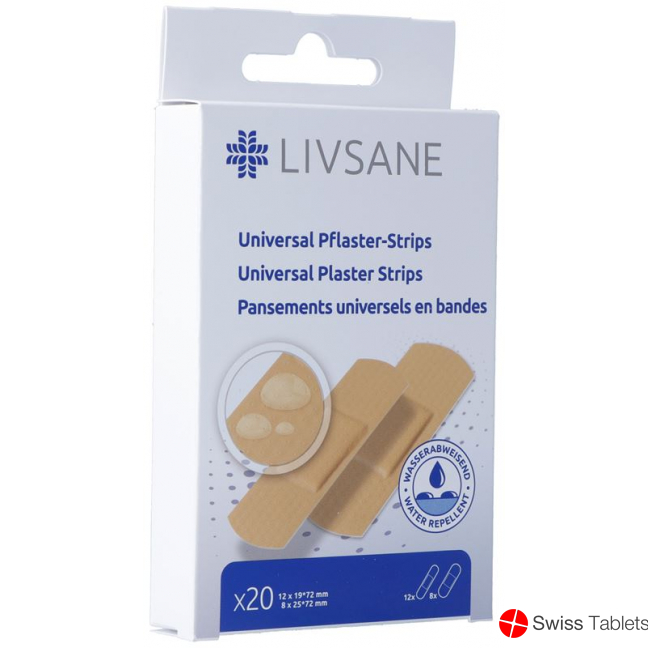 Livsane Universal Pflaster-Strips 20 Stück buy online
