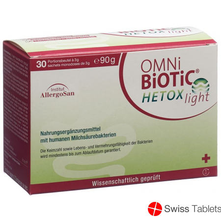 Omni-Biotic Hetox light powder 30x 3g buy online