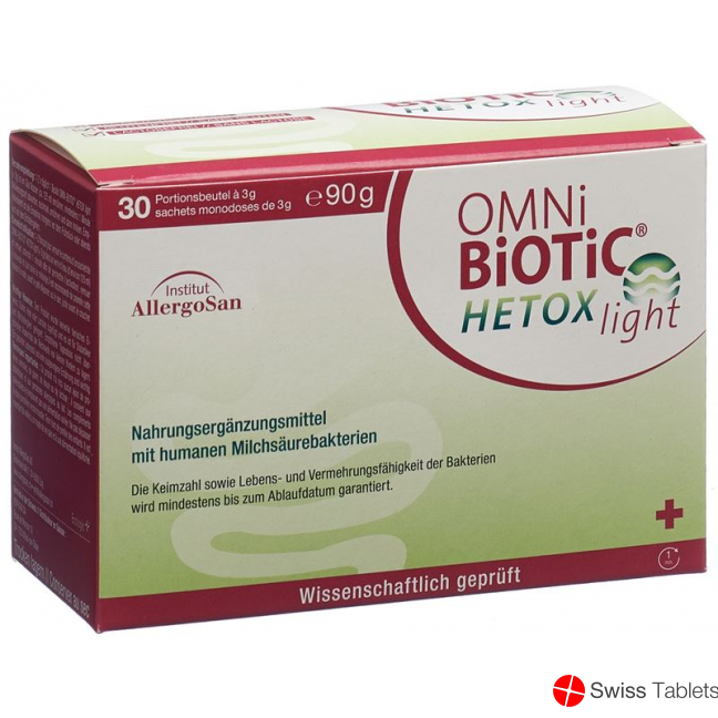 Omni-Biotic Hetox light powder 30x 3g buy online