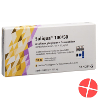 Suliqua 100/50 Injektionslösung Solostar Fertpen 3 Stück