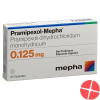 Pramipexol Mepha Tabletten 0.125mg 30 Stück