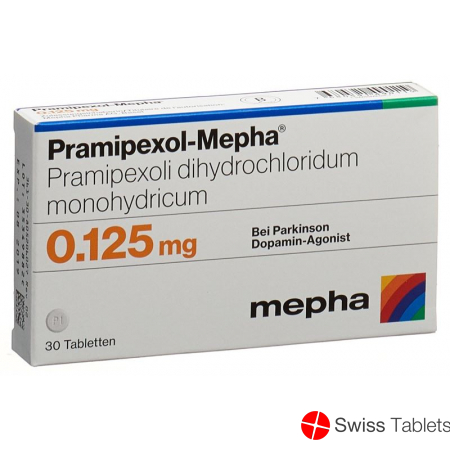Pramipexol Mepha Tabletten 0.125mg 30 Stück buy online