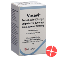 Vosevi Filmtabletten 400/100/100 Flasche 28 Stück