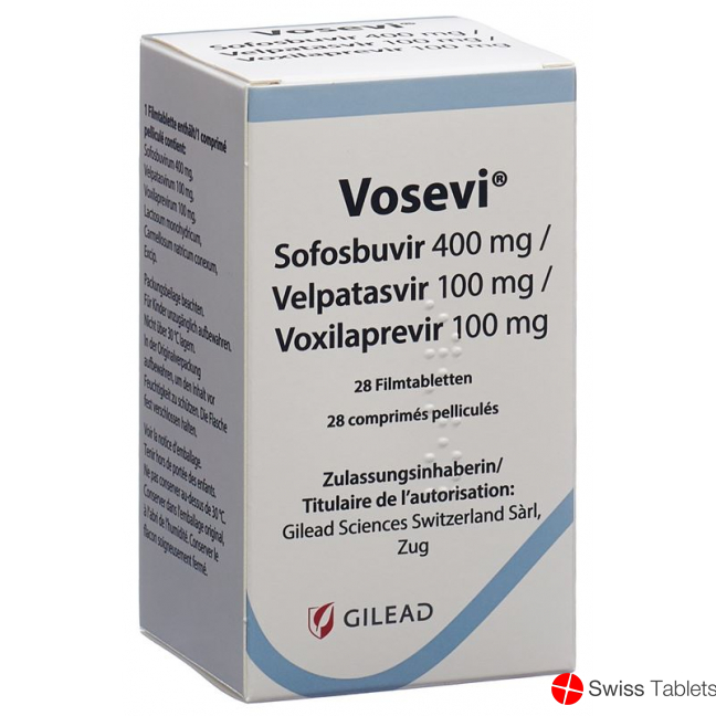 Vosevi Filmtabletten 400/100/100 Flasche 28 Stück buy online Vosevi Filmtabletten 400/100/100 Flasche 28 Stück buy online