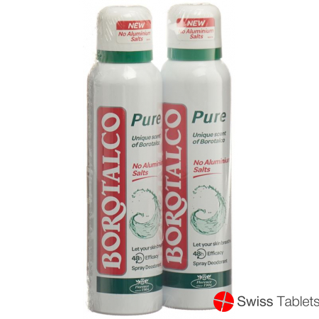 Borotalco Deo Pure Original Spray 2x 150ml buy online