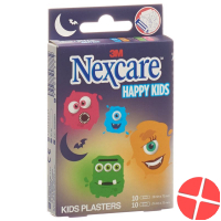 3M Nexcare Happy Kids Monsters 20 pieces plasters