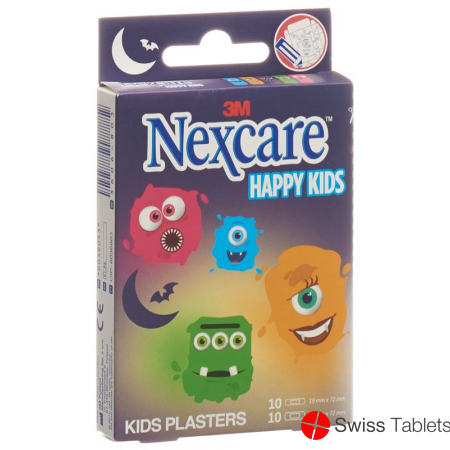 3M Nexcare Kinderpflast Happy Kids Monsters 20 Stück buy online