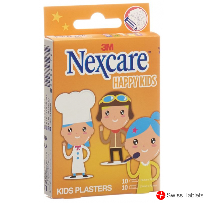 3M Nexcare Kinderpflaster Happy Kids Berufe 20 Stück buy online