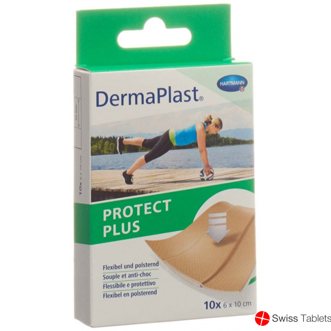 Dermaplast Protect Plus 6x10cm 10 Pieces buy online