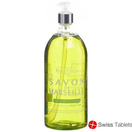 Beauterra Flüssigseife Marseille Minze-Zit 1000 M buy online