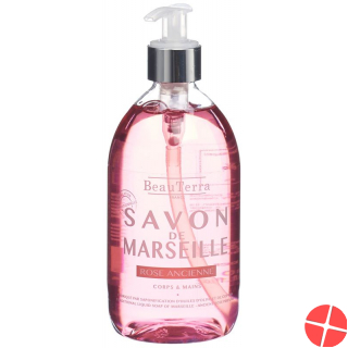 Beauterra Flüssigseife Marseille Alte Rose 500ml
