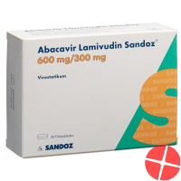 Abacavir Lamivud Sandoz Filmtabletten 600/300mg 30 Stück