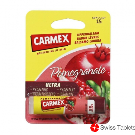 Carmex Lippenbalsam Prem Pomegr SPF 15 Stick 4.25g buy online