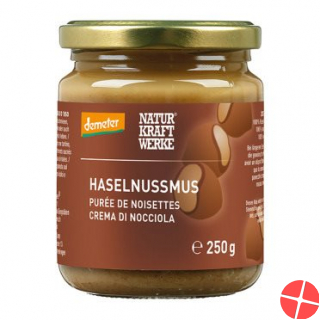 Naturkraftwerke Haselnussmus Demeter 250g