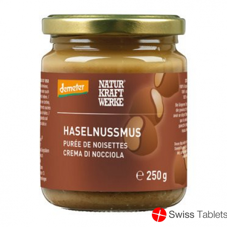 Naturkraftwerke Haselnussmus Demeter 250g buy online