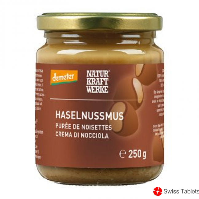 Naturkraftwerke Haselnussmus Demeter 250g buy online