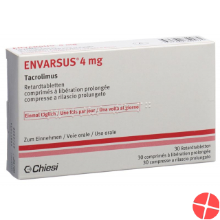 Envarsus Retard Tabletten 4mg 30 Stück