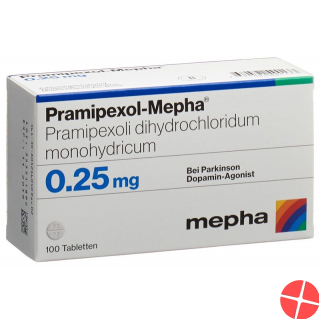 Pramipexol Mepha Tabletten 0.25mg 100 Stück