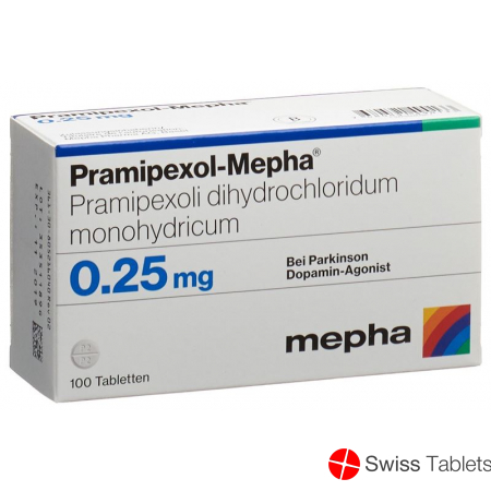 Pramipexol Mepha Tabletten 0.25mg 100 Stück buy online