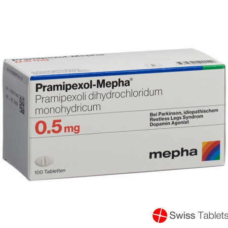 Pramipexol Mepha Tabletten 0.5mg 100 Stück buy online