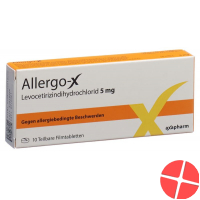 Allergo-x Filmtabletten 5mg 10 Stück