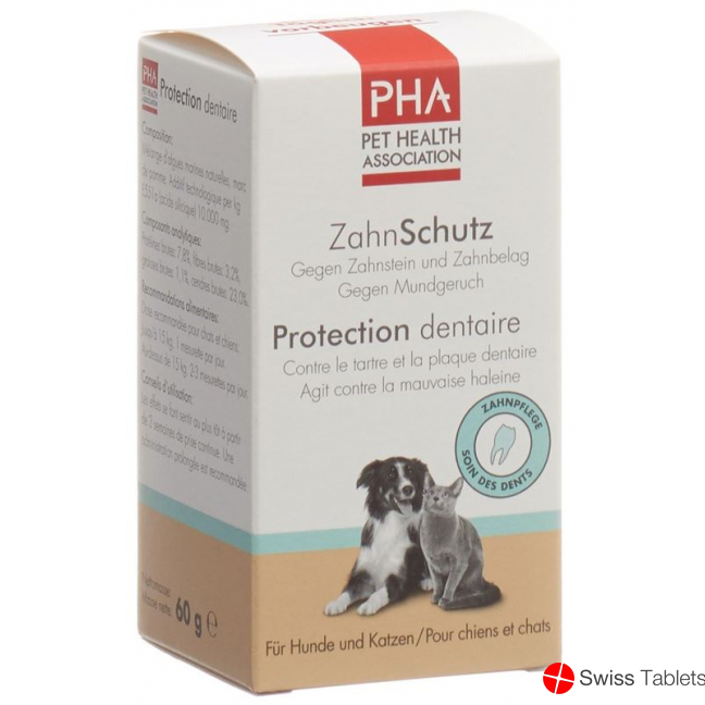 Pha Zahnschutz für Hunde und Katzen Pulver Dose 60g buy online