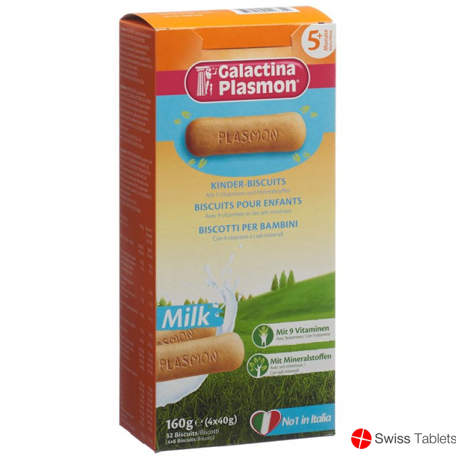 Galactina Plasmon Milk Kinder-Biscuits 40x 40g buy online