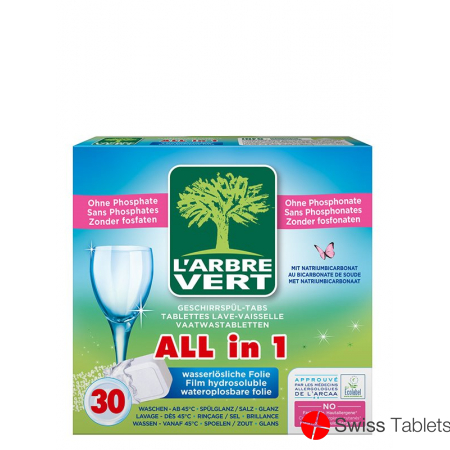 L'Arbre Vert Öko Geschirrspül-tabs All Hydr 30 S buy online
