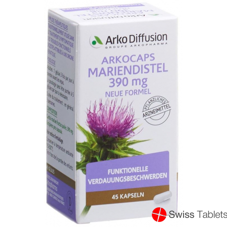 Arkocaps Mariendistel Kapseln 390mg Neue For 45 Stück buy online