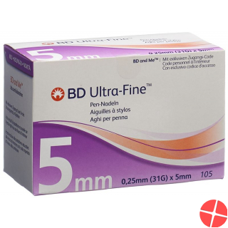 BD Ultra-Fine Pen Nadel 31g 0.25x5mm 105 Stück