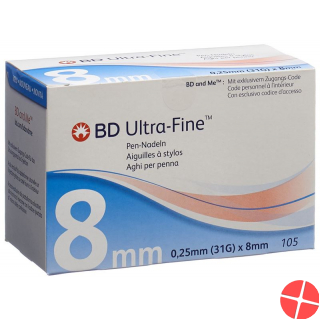 BD Ultra-Fine Pen Nadel 31g 0.25x8mm 105 Stück