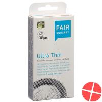 Fairsquared ultra thin vegan 10 pieces condoms Fairsquared ultra thin vegan 10 pieces condoms